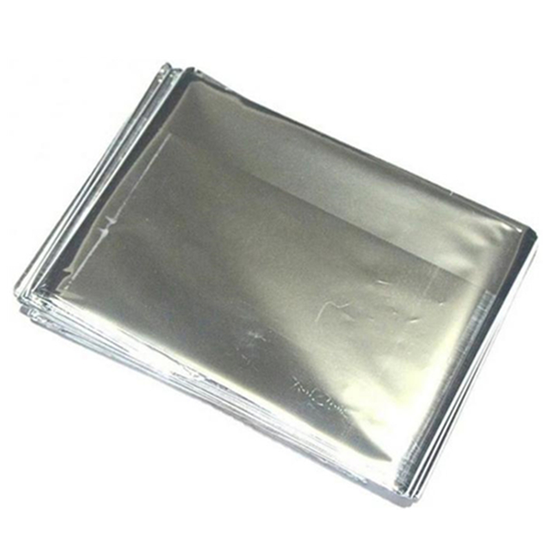 Couverture émergente Mylar thermique, Kit de premiers secours pour survie en plein air, feuille spatiale de sauvetage, camping, randonnée, alpiniste, sac anti-insectes, retenue de la chaleur