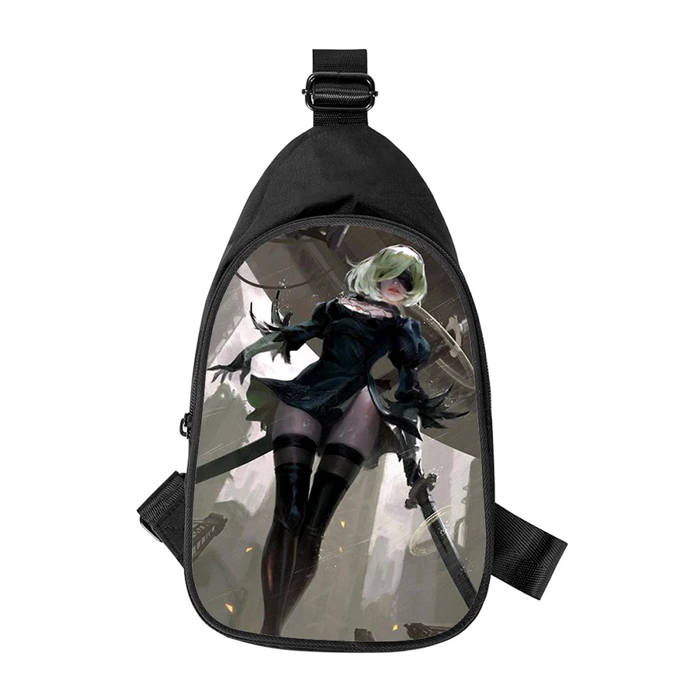 Мужская и женская сумка-Кроссбоди с 3D-принтом Nier Automata 2b two B