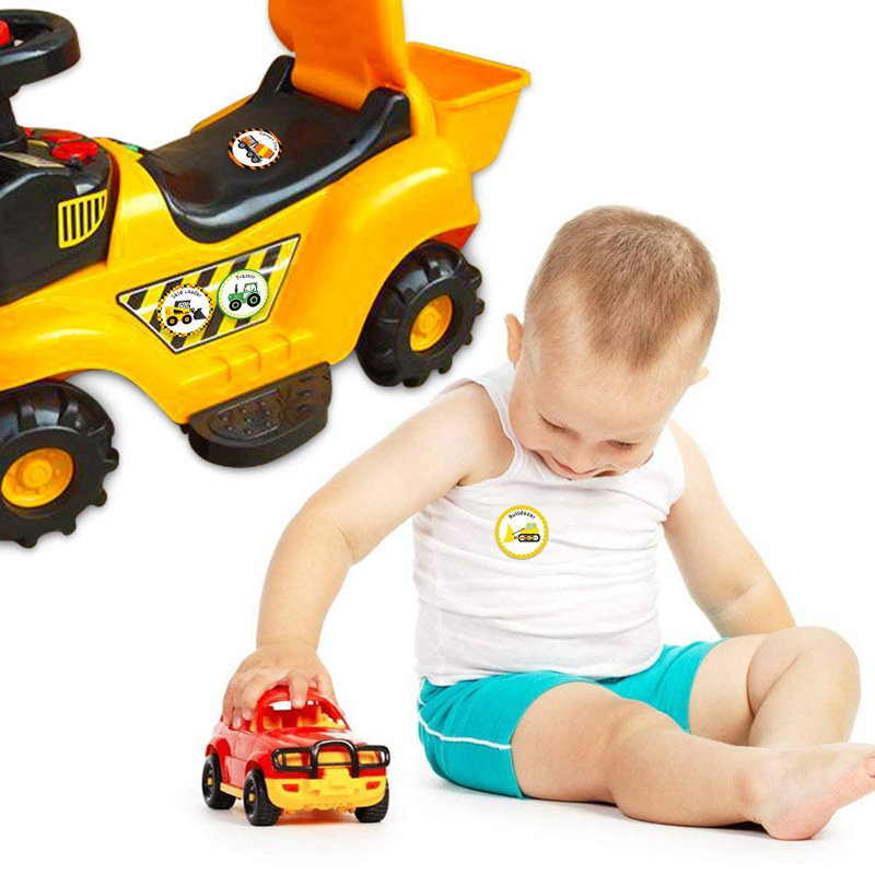 50-500 個 8 デザイン子供ステッカー電車バスステッカーかわいい交通車励まし学生子供ラベル