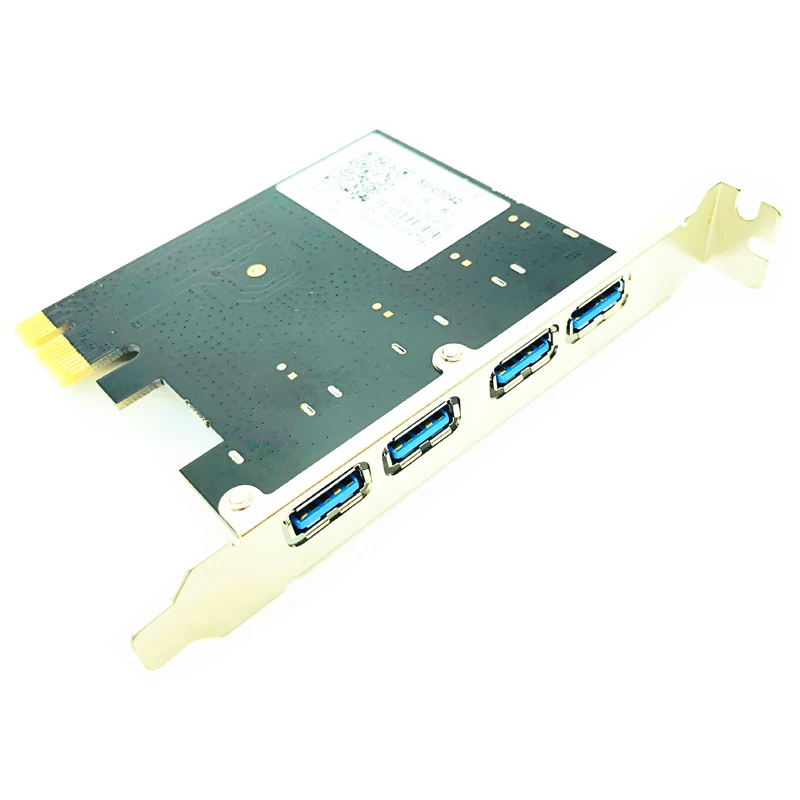Tarjeta de expansión PCI-E USB 3,0 de 4 puertos PCI Express PCIe USB 3,0 adaptador HUB controlador USB3.0 de 4 puertos USB 3 0 PCI e PCIe Express 1X