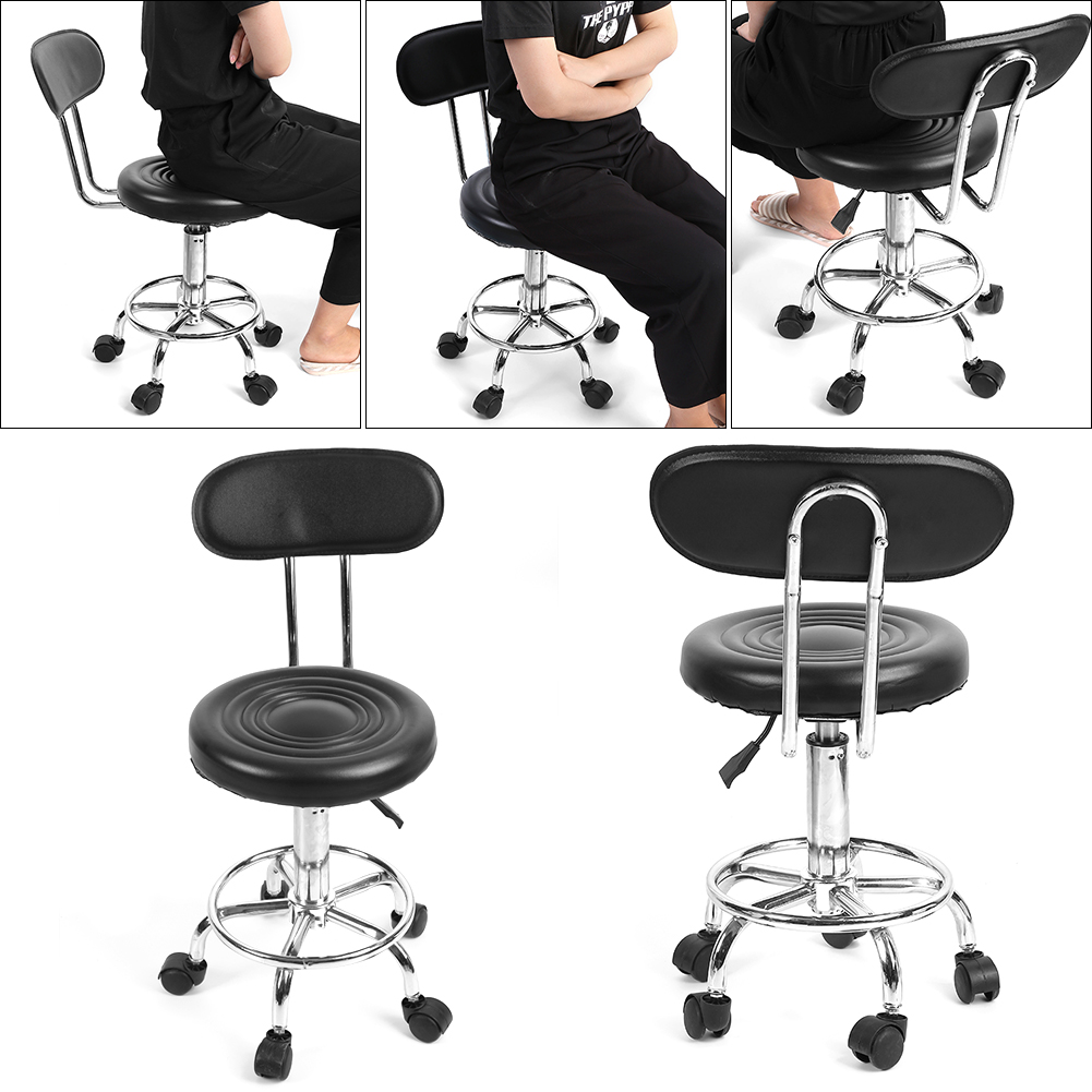 Beauty Stool Bar Chair Adjustable Salon Hairdressing Styling Chair Barber Massage Beauty Tattoo Studio Adjustable & Rotatable