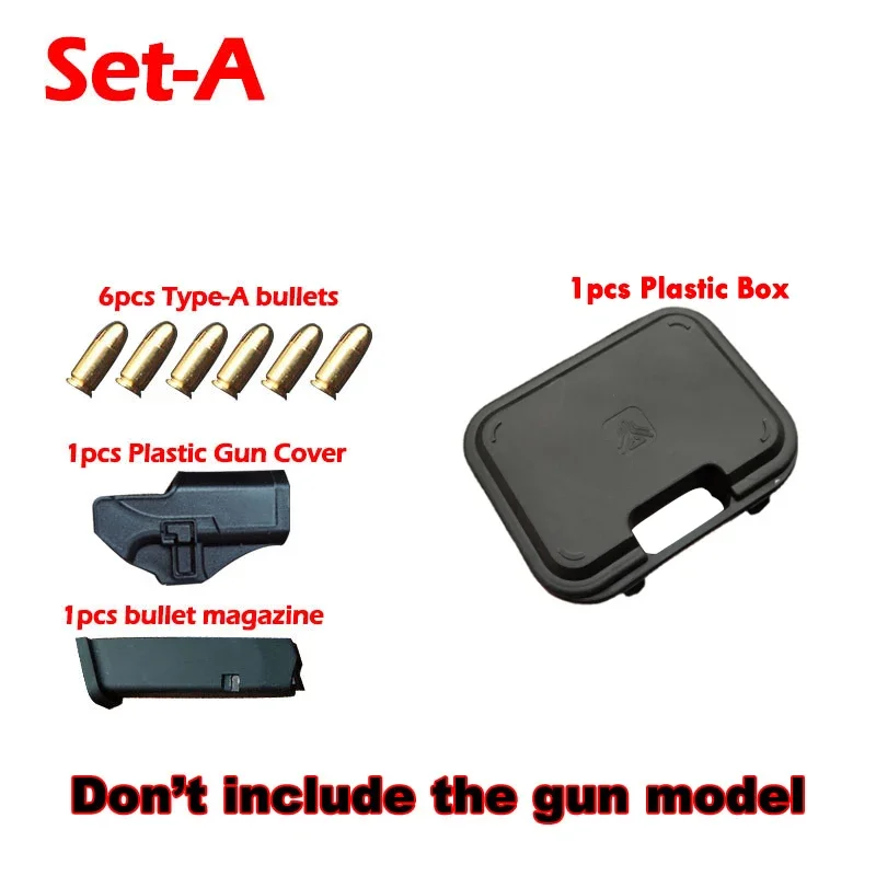 1ชุด Miniature 1:3 Glock G17อุปกรณ์เสริม Bullet โลหะผสม Mini ของเล่นชิ้นส่วนเครื่องมือ (ปืน)