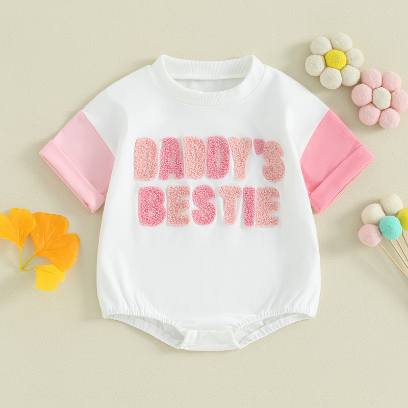 Lioraitiin-Pelele de verano para niña recién nacida, ropa de manga corta bordada, regalo para padre, 2024, 01-17