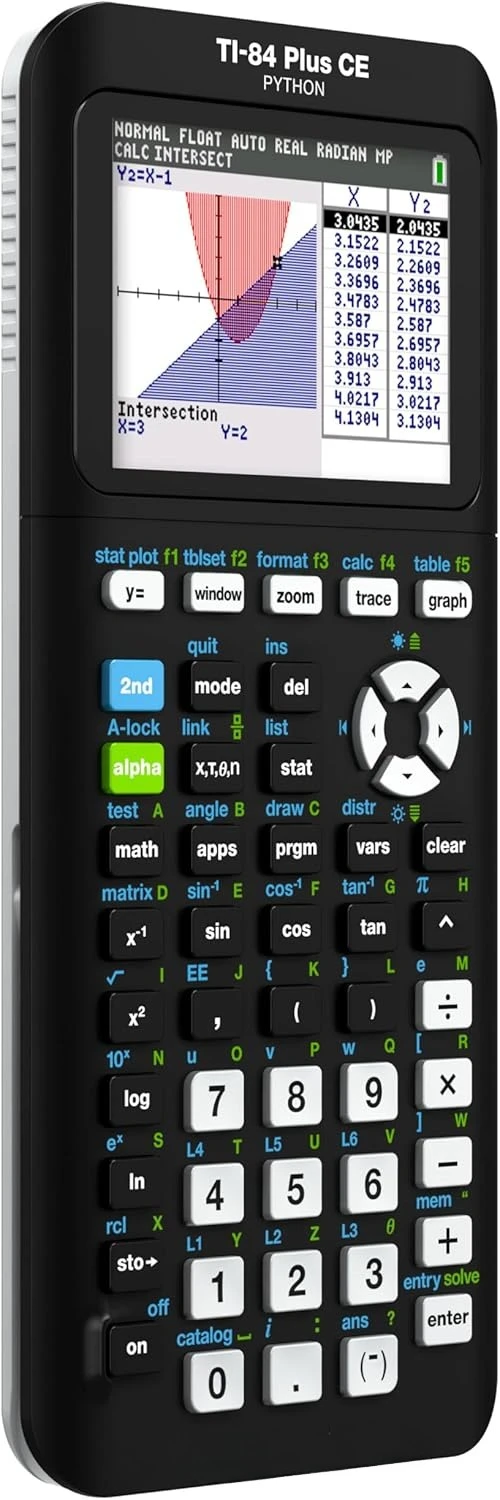 TI-84 Plus CE Color Graphing Calculator, Black