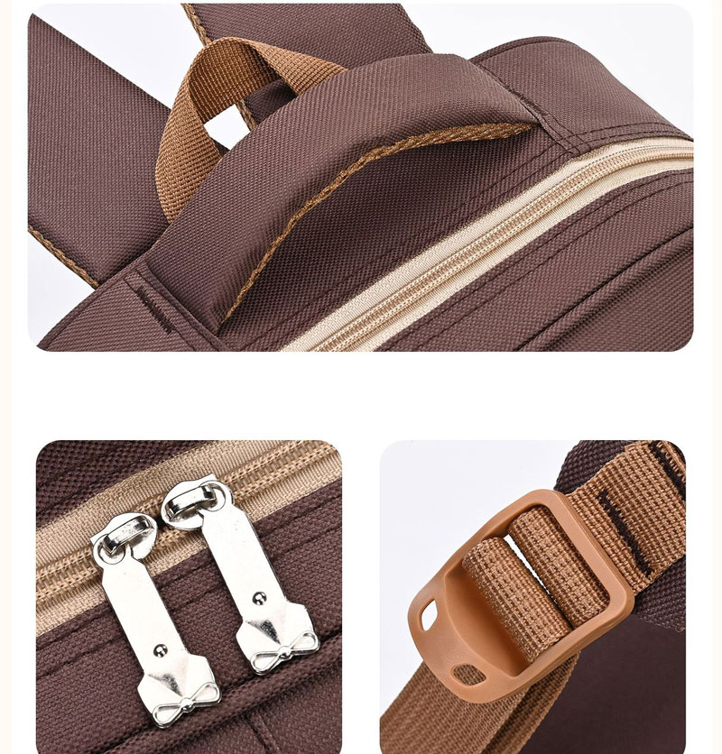 Kawaii School Bag Capybara Stylish Khaki Kid Backpack Casual Daypack Teens Boy Girl Shoulder Bag Children Schoolbag Backpack