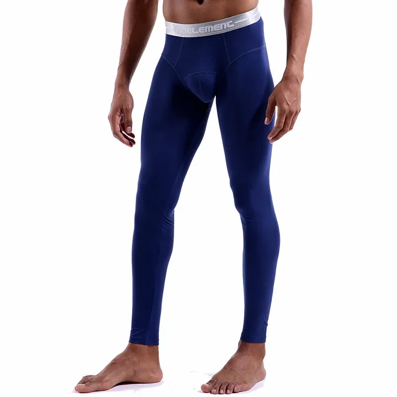 Men's single-piece thin long johns tight-fitting warm and cold-proof long johns autumn and winter thin leggings factory direct