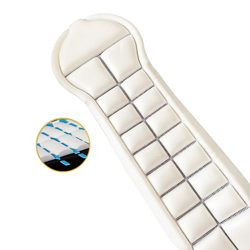 Cincha de caballo occidental, espuma desmontable, resistente al frío, resistente al desgaste, rollo que absorbe el sudor, cincha con hebilla cómoda