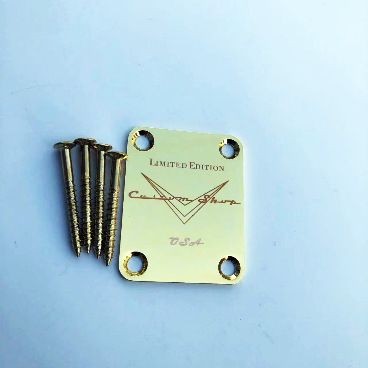 Phiên Bản Giới Hạn Tùy Chỉnh Shop Chrome/Đen Cổ Tấm ST/Tele Đàn Guitar Điện, Bao Gồm Ốc Vít