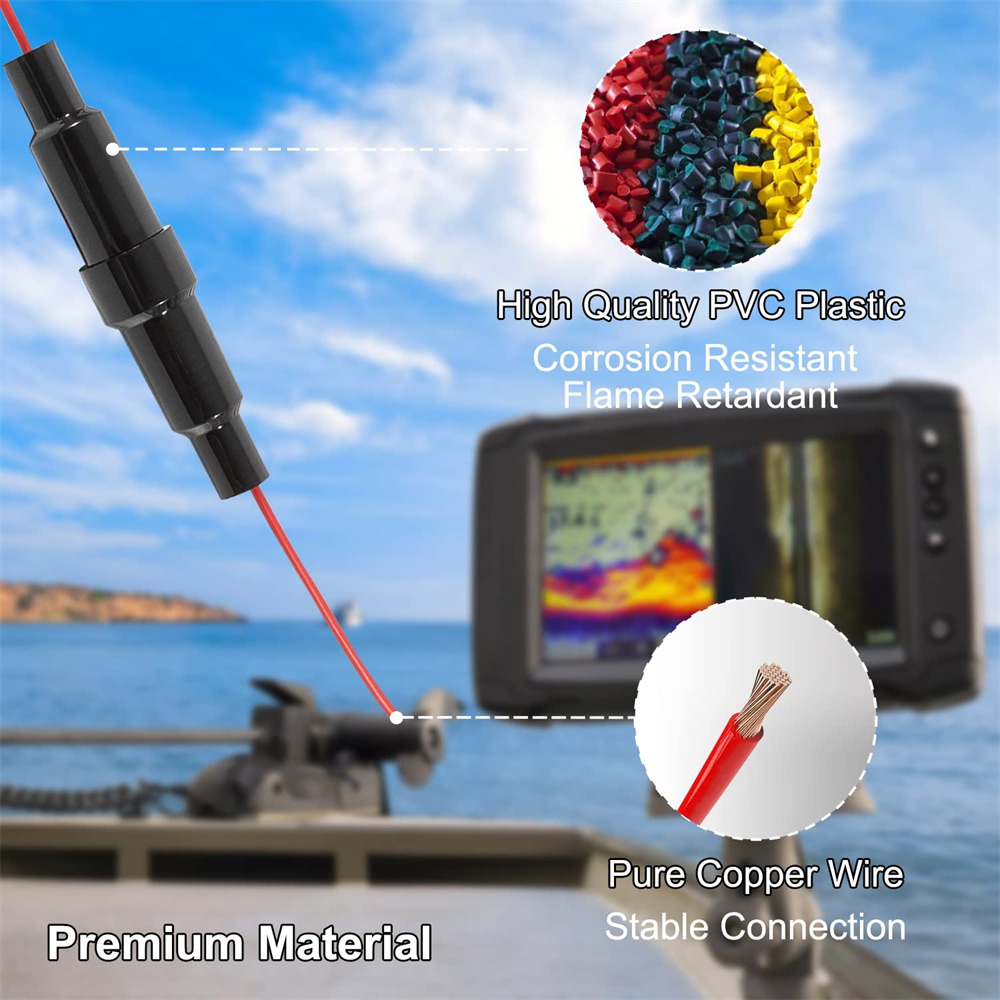 防水クイックコネクト電源ケーブル,4ピンアダプター,Garmin echomp,ストリッカーシリーズ魚群探知機,010-12199-04