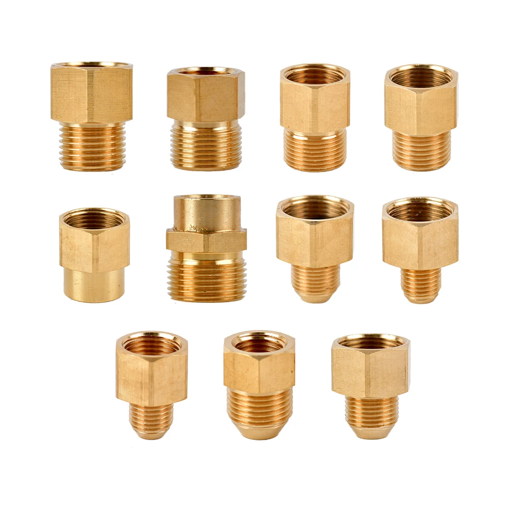 1/2 3/4 "Chủ Đề Đầu Nối Nhanh Bằng Đồng Tưới Vườn Adapter Tưới Nhỏ Giọt Đầu Vòi Bằng Đồng Đầu Nối Nhanh Phụ Kiện 1 Cái