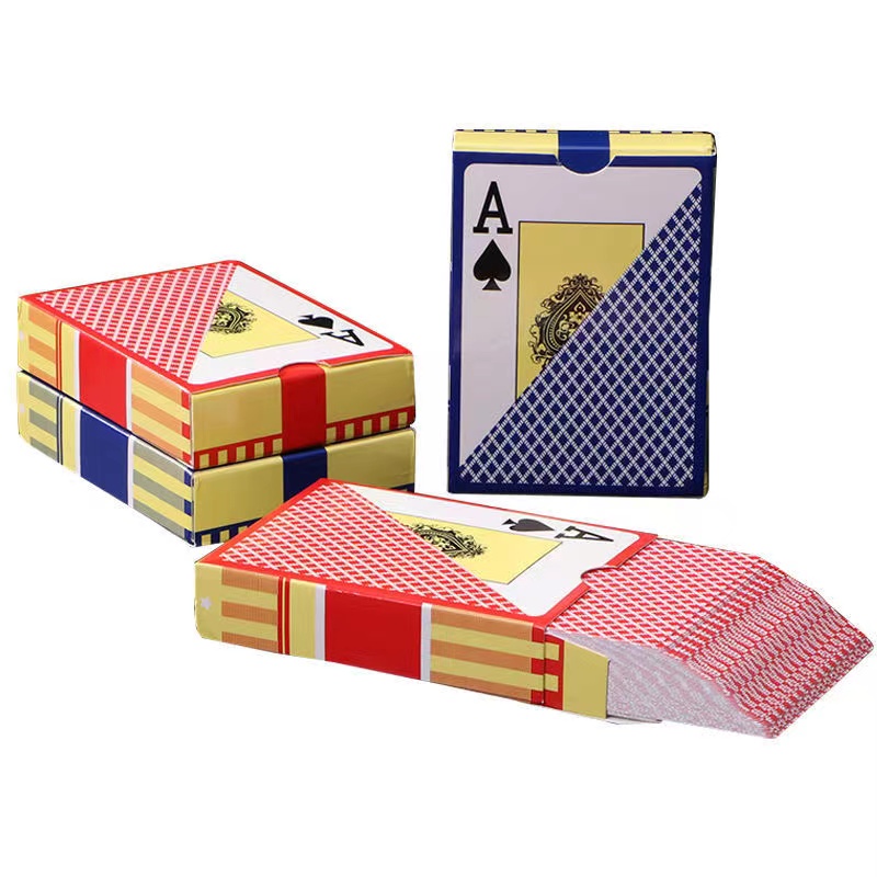 Novo quente 1 conjuntos de cartas de jogo de plástico baccarat texas hold'em à prova dwaterproof água suave poker cartão jogos de ponte de tabuleiro 63*88mm qenueson