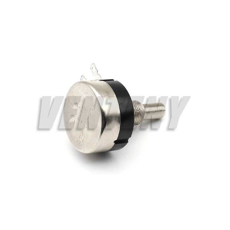 RV24YN20S 1 Juego/3 uds potenciómetro de película de carbono 1K 2K 5K 10K 20K 50K 100K 1M Ohm cono giratorio único con perilla A03 con Dial
