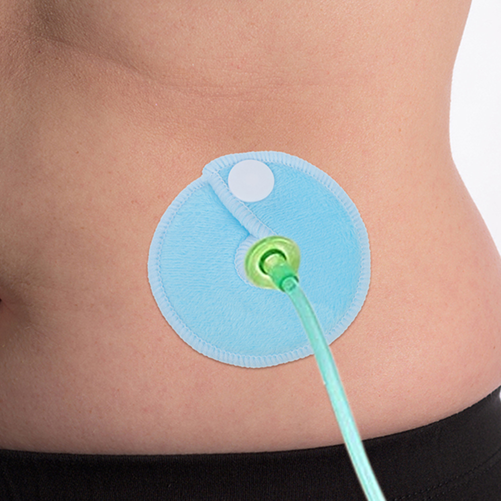 24 Stück Mikro faser Pad Baby Bauchnabel Ernährungs sonde Pads Stillen Baumwolle Bambus Jungen Abdeckungen