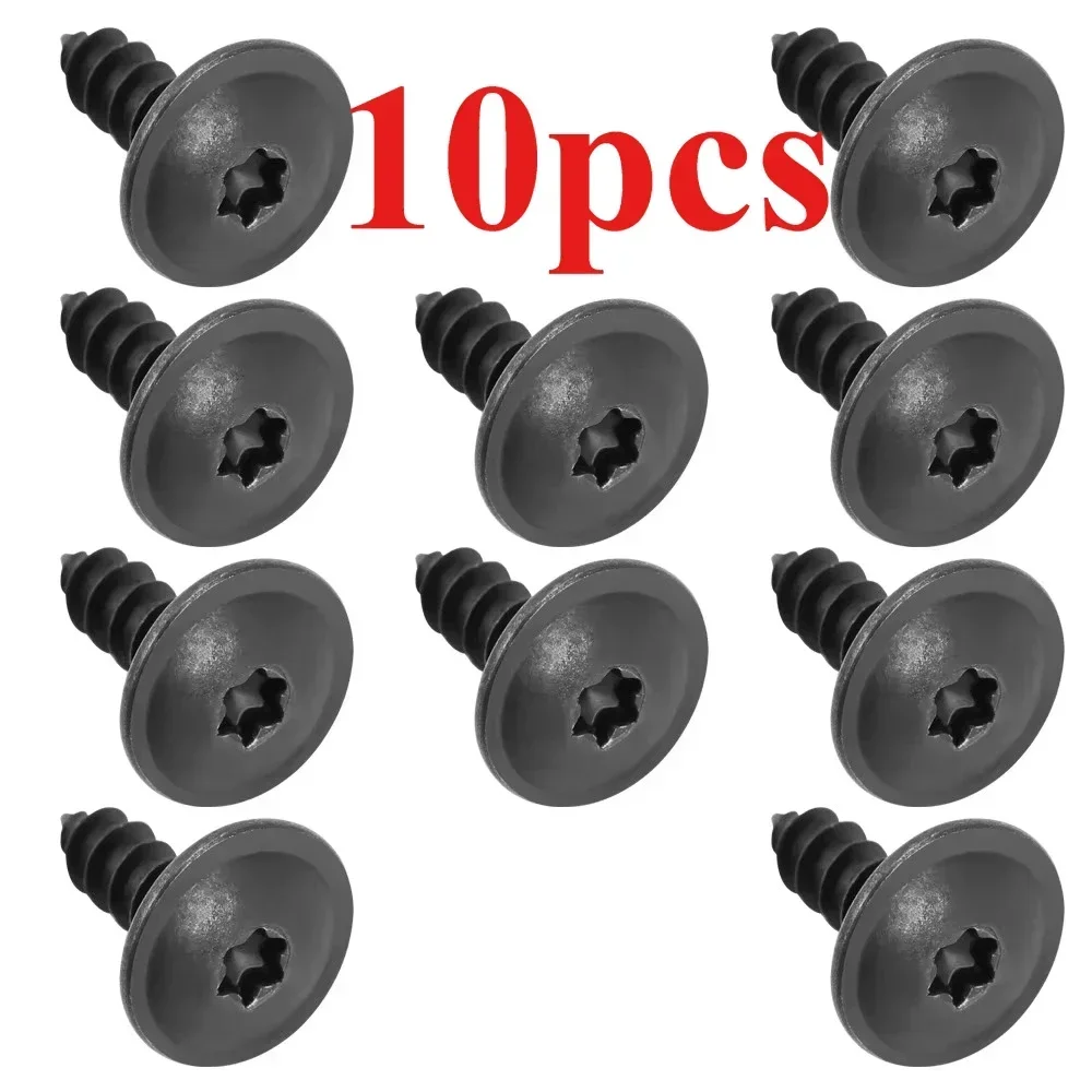10 Uds Clips de coche tornillos de rosca accesorios de coche para VW Polo Golf 4 5 6 7 Beetle MK3 MK4 MK5 MK6 Bora CC Passat B6 B5