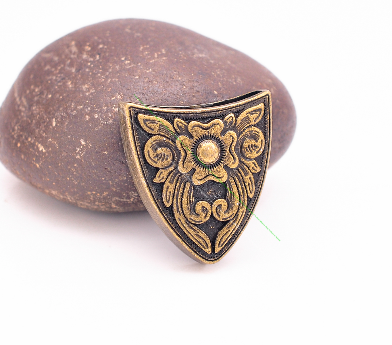 25 30 38mm Vintage Messing Blume geschnitzt Texas Western Cowboy Ranger Rodeo Loop Tipps 3 Stück Set Leder Craft Gürtels chnalle