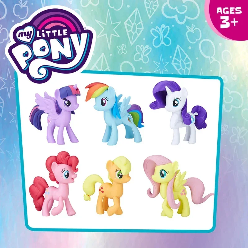 Фигурки Hasbro My Little Pony, Twilight Sparkle Fluttershy Pinkie Pie, коллекция кукол Rainbow Dash, детские игрушки