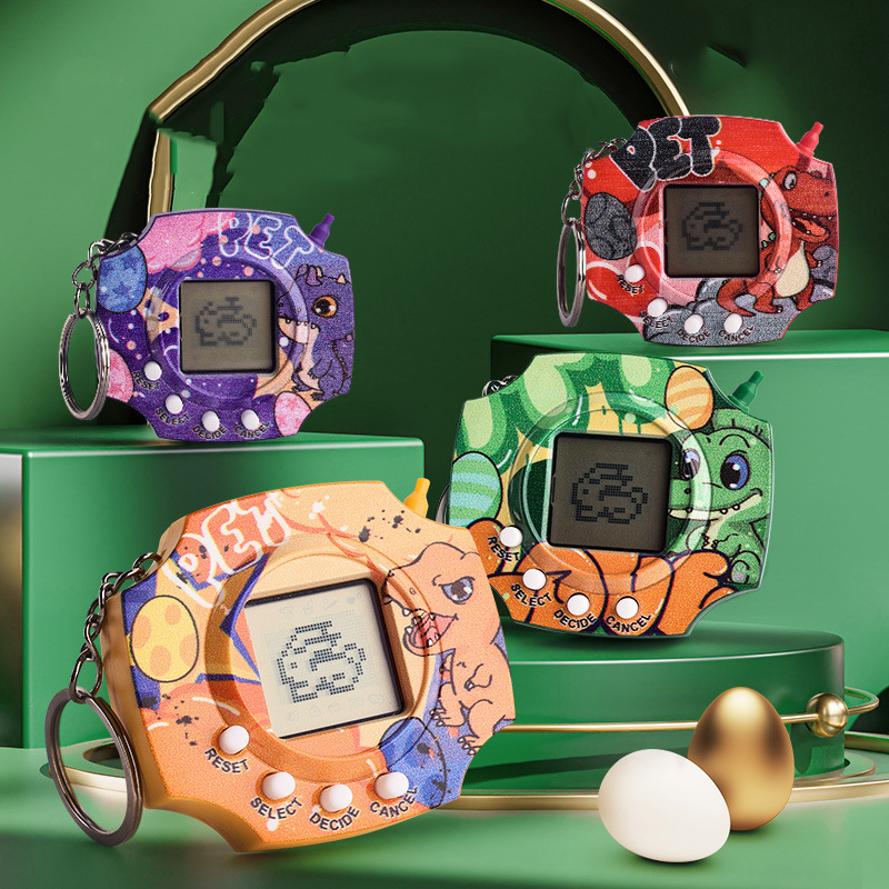 Новые электронные игры с динозаврами для домашних животных, мини-ностальгические антикварные машины для домашних животных, виртуальные киберцифровые игрушки для домашних животных, пиксельные забавные игровые игрушки