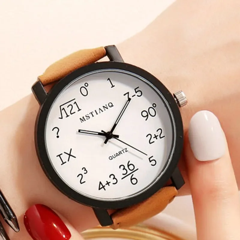 Estudiante Coreano Simple Esfera Grande personalidad tendencia pareja reloj mujer moda estilo Harajuku reloj de cuarzo reloj masculino