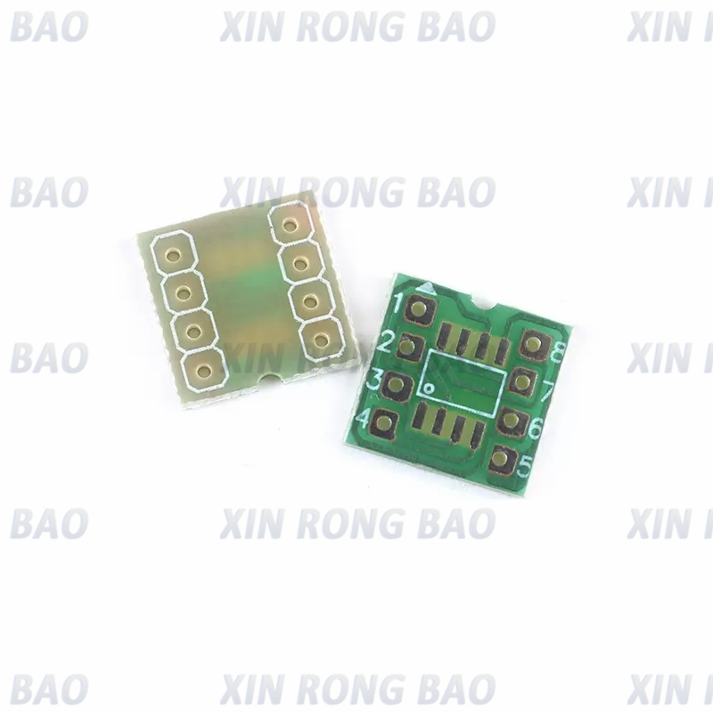 10 Uds SOP8 giro DIP8/SMD a DIP IC adaptador Socket SOP8/TSSOP8/SOIC8/SSOP8 placa a DIP adaptador placa convertidora 0,65mm 1,27mm