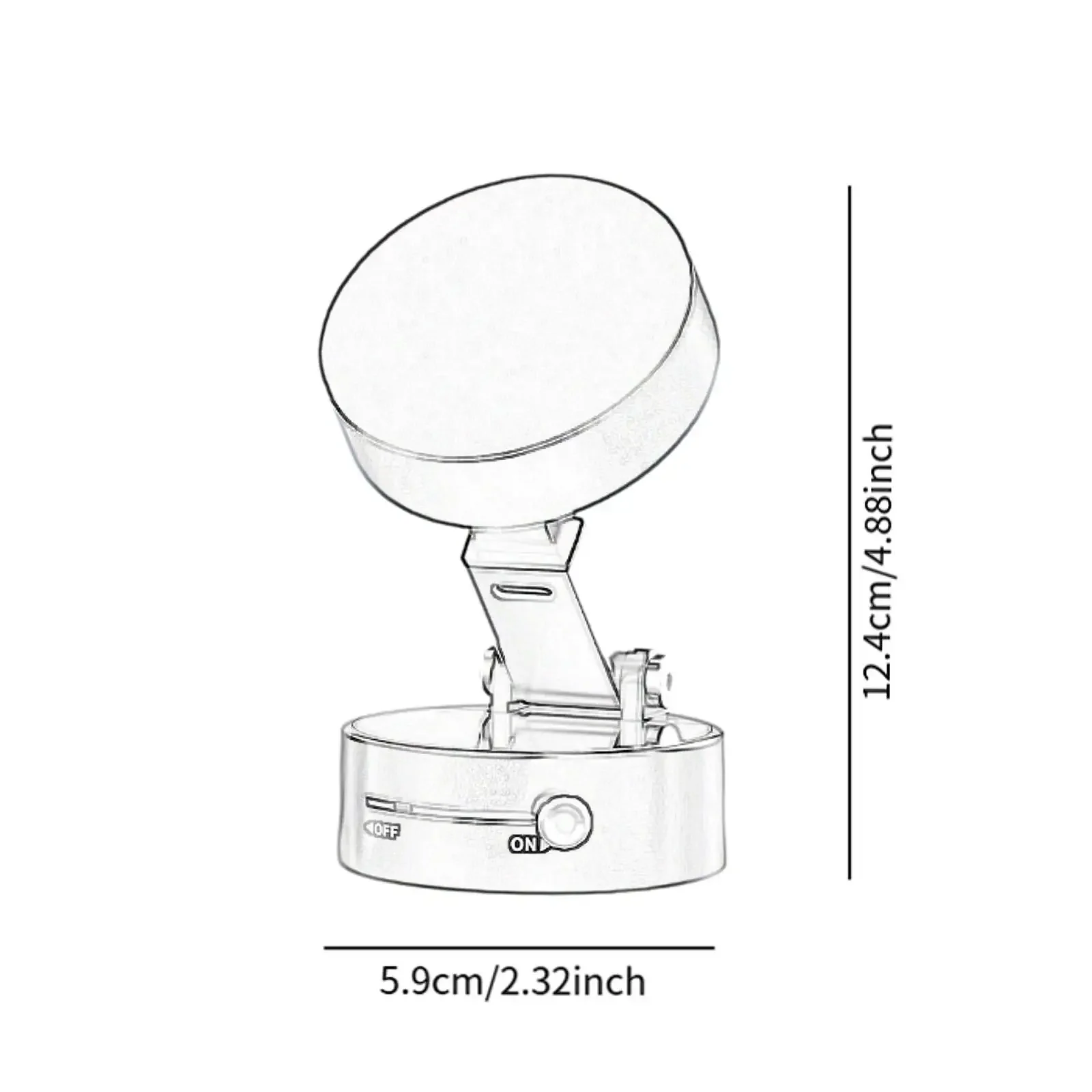 Generic Car Phone Holder Strong Vacuum Suction Simple Installation Phone Stand Phone Mount Adjustable Angle Professional