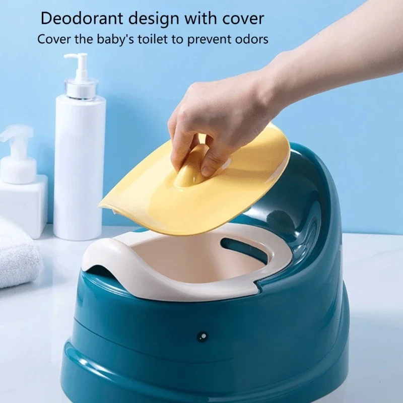 Pot Antidérapant de Forme Ovale pour Bébé, Toilette d'Entraînement Portable pour Voyage, Stable et Sûr, Design Astronomique