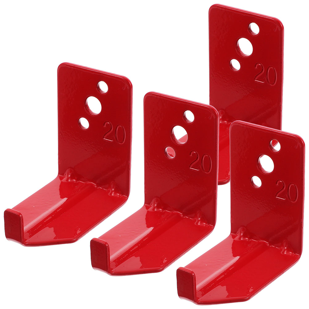 2er-Set Feuerlöscher-Halterung, Haken, Wandhalterung, Eisen-Aufhängehalterungen, Material, einfache Installation, platzsparend, Zuhause