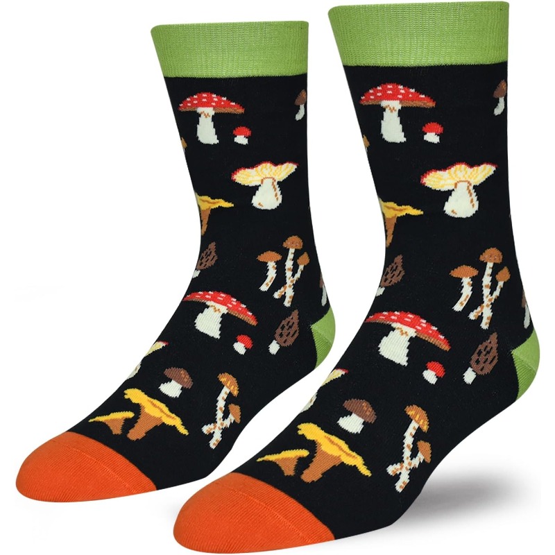 1 쌍 스케이트 보드 힙합 웃긴 뉴 해피 하라주쿠 버섯 편지 프린트 양말 new