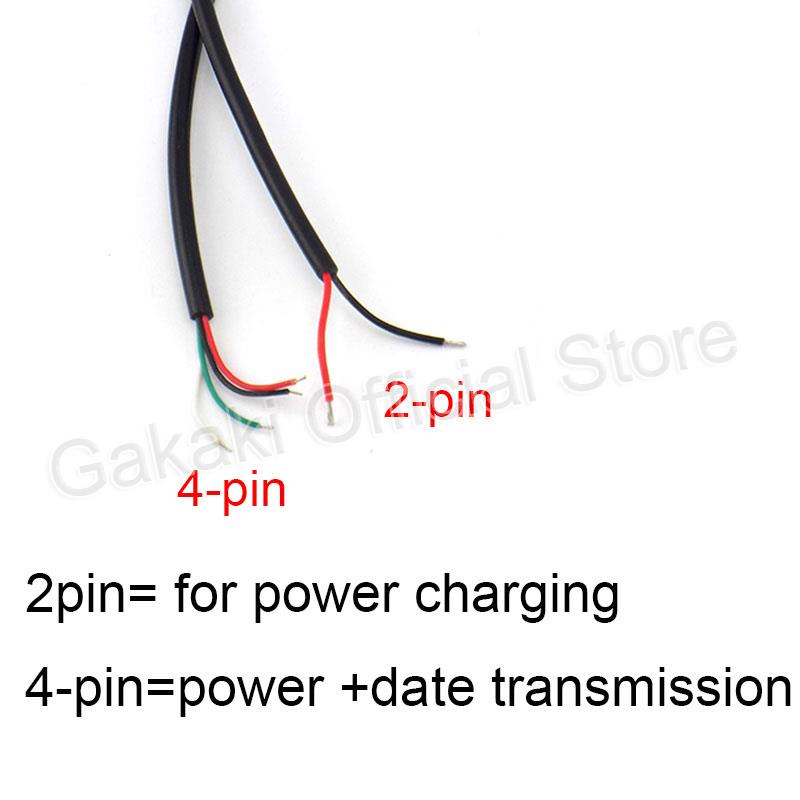0,3 м/1 м/2 м 5 В USB-кабель питания 2-контактный USB 2.0 A Женский 4-контактный провод Разъем для зарядного устройства Удлинитель DIY