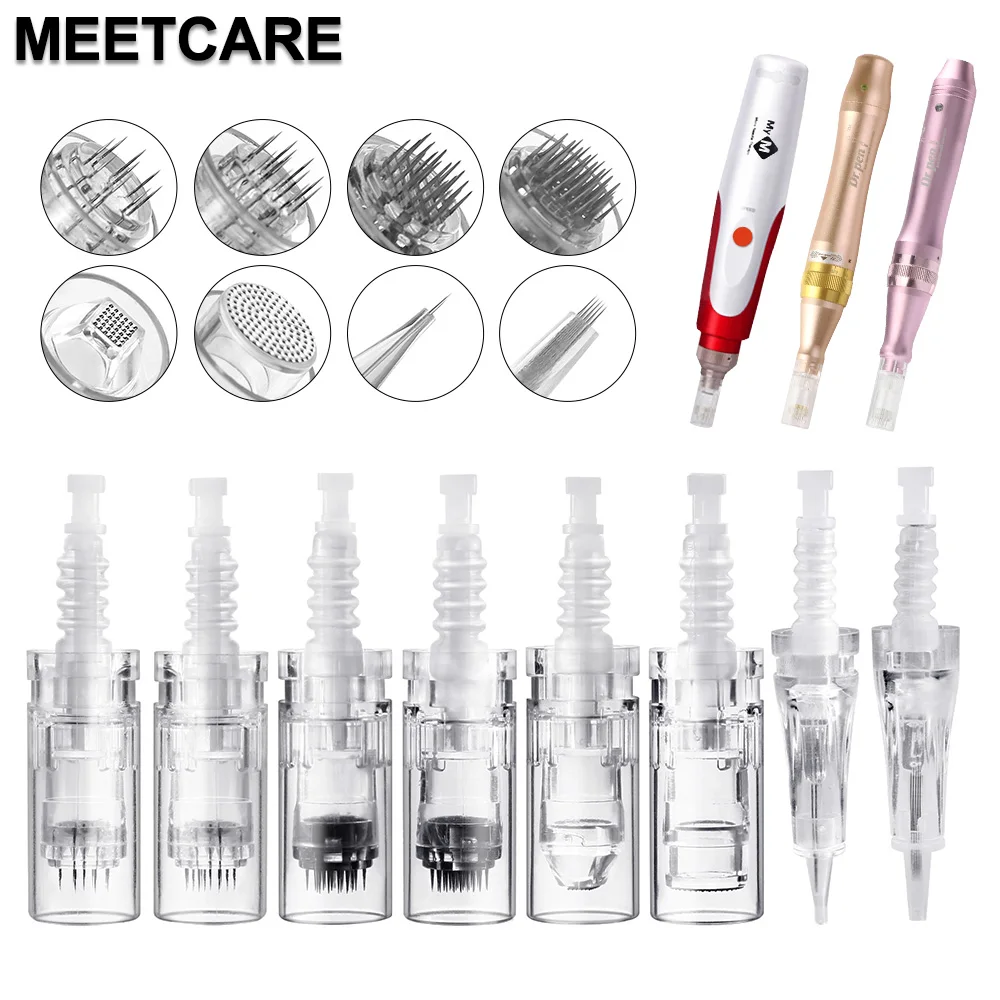 Agulha de cartucho de baioneta para mym m5/m7 derma microagulha caneta n2 dr caneta 3pin 5pin 7pin tatuagem micro agulha 12pin 36pin 3d 5d