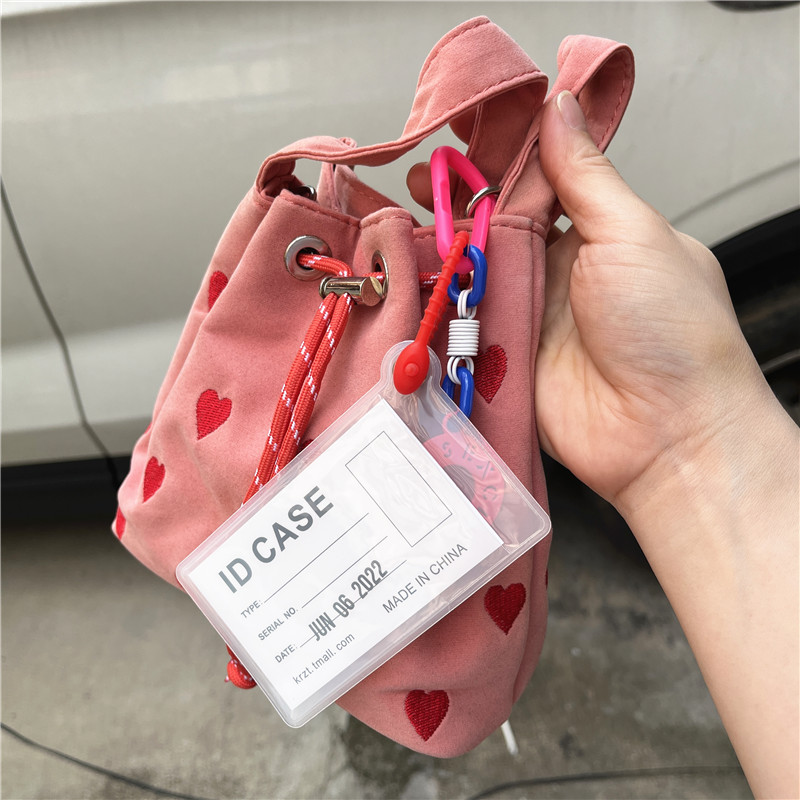 Credential Holder Fluorescent Color Hanging Card Holder Removable Employee ID Card Lanyard Anti-lost Identification Card Holder