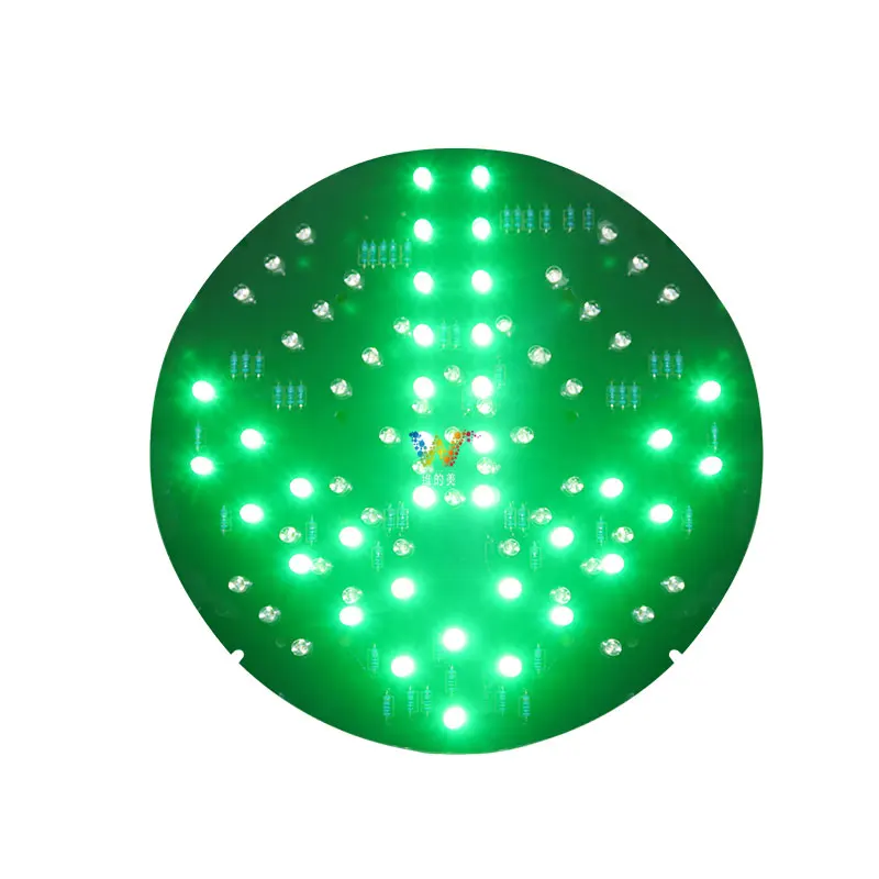 Customized DC12V Round Design PCB Board for High Brightness 200mm LED Traffic Light Replacement