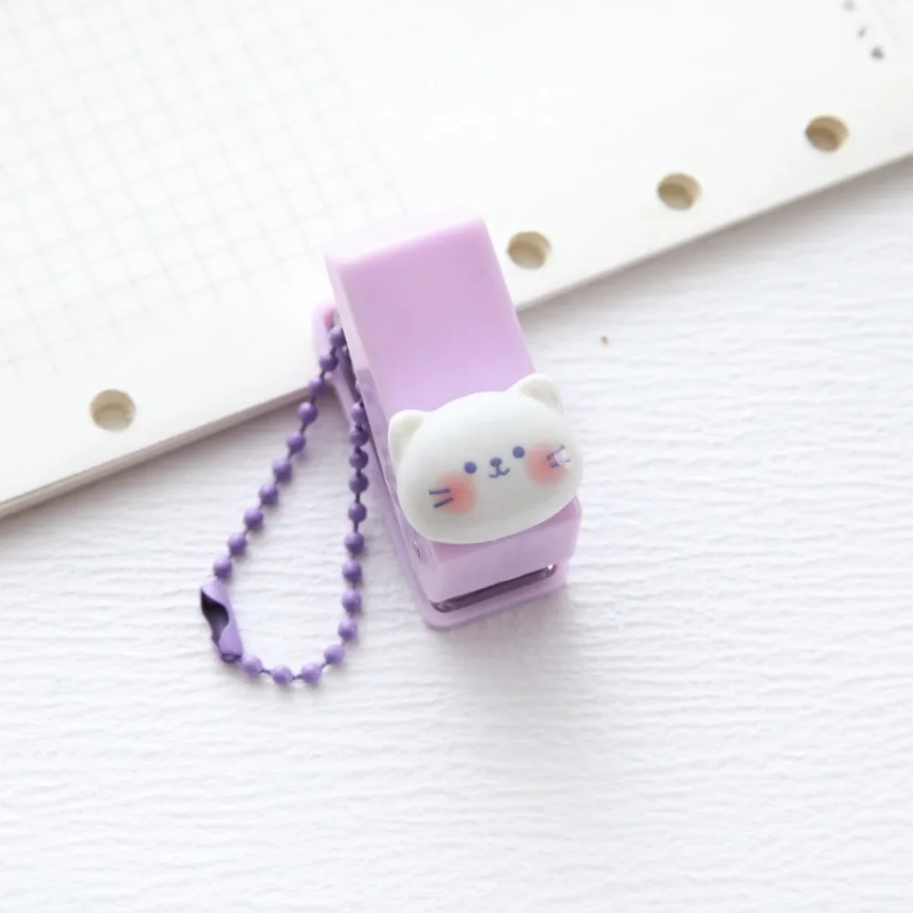 1 otwór Śliczny dziurkacz do kart prezentowych Dziurkacz do papieru Dziurkacz do papieru z pojedynczym otworem Śliczny mini dziurkacz do papieru DIY Artykuły szkolne