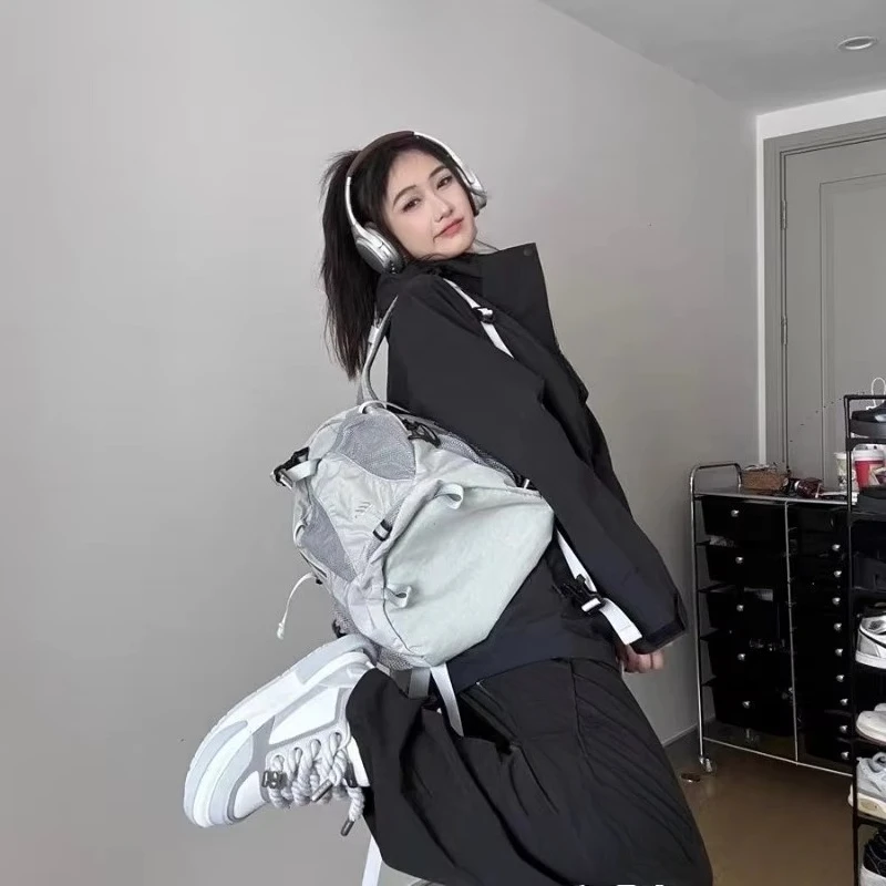 Mochilas de moda Vintage para mujer, morrales informales de moda Y2k, mochilas escolares estéticas para estudiantes, mochilas japonesas Grunge que combinan con todo