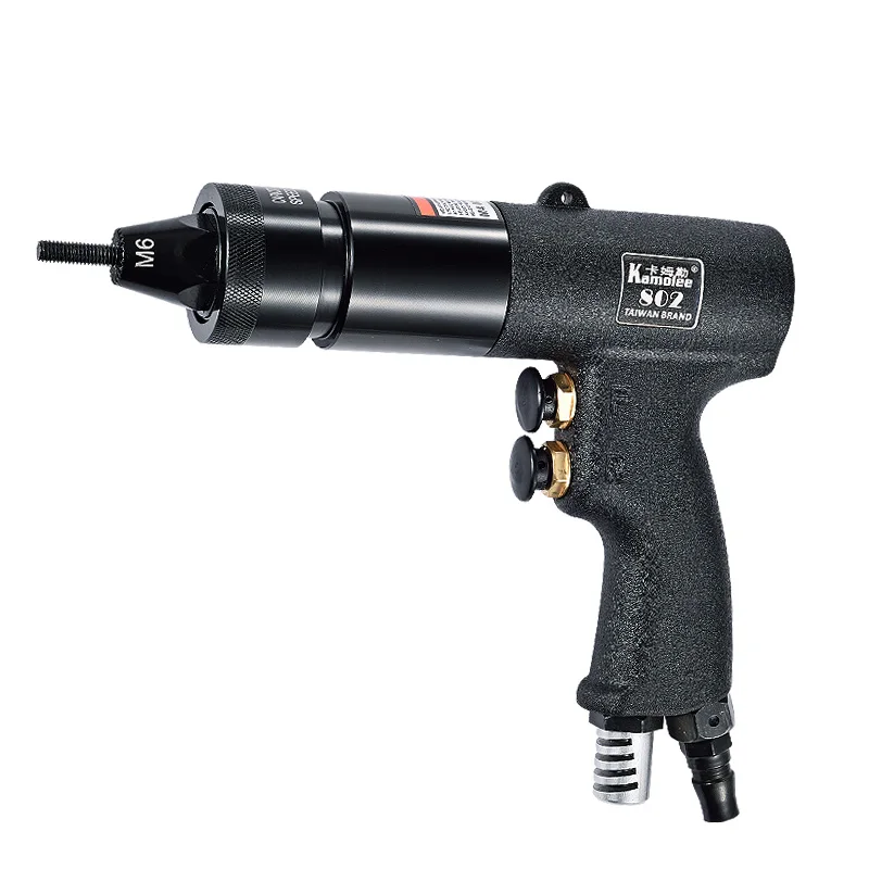 M3 m4 m5 m6 m8 m10 m12 auto-bloqueio pneumático porca de rebite arma inserção automática rosca pull setter rebitadores para porcas de alumínio e ferro