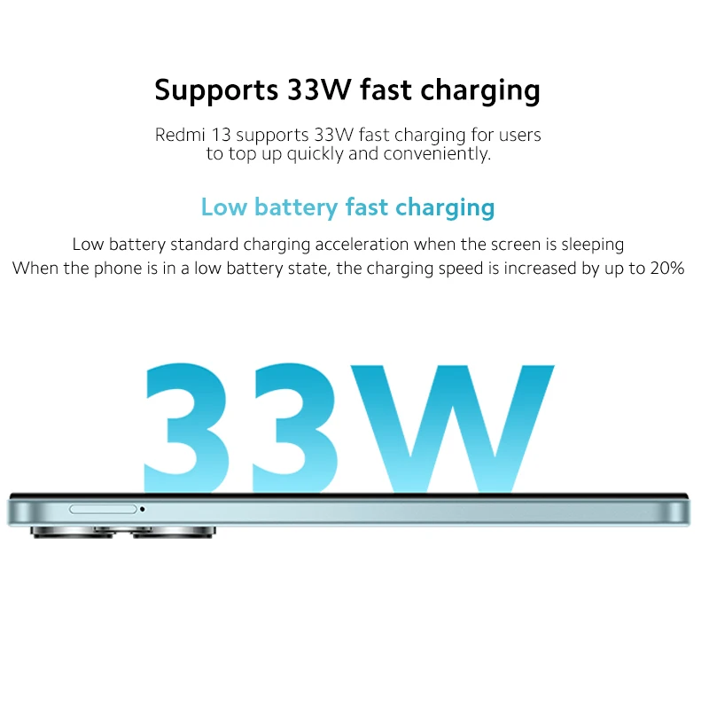 Versión Global Xiaomi Redmi 13 Smartphone 108MP cámara súper clara MediaTek Helio G91 33W carga rápida batería de 5030mAh