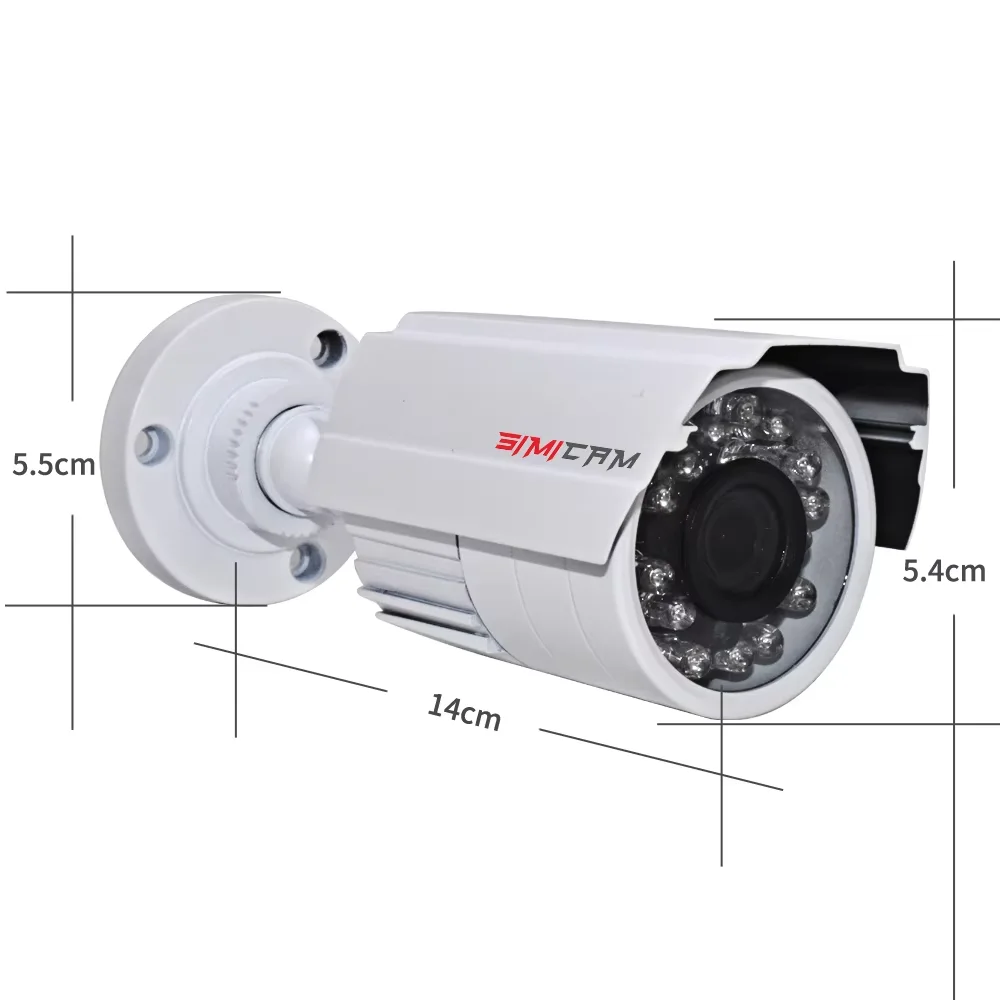 HD 720 p/1080 p AHD Analog กล้องเฝ้าระวัง Night Vision DVR CCD สําหรับกลางแจ้งในร่มกันน้ํา Home Office CCTV Security กล้อง