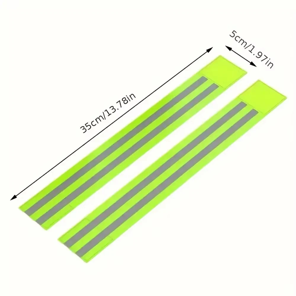 High Visibility Reflect Straps For Night Walking Cycling Running Safety Reflector Tape Reflective Bands For Wrist Arm Ankle Leg