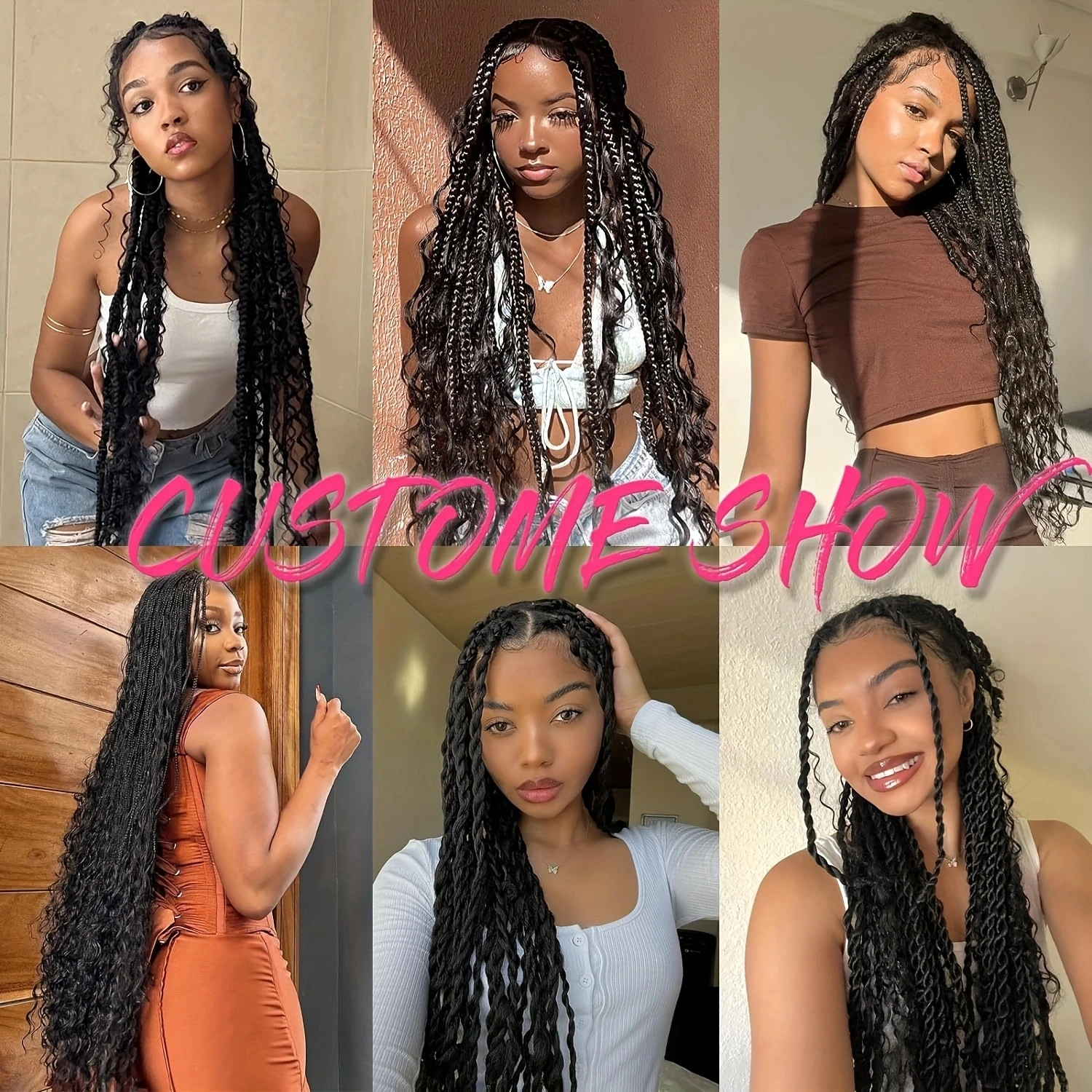 4-10 rolos de fio acrílico de cabelo de lã brasileira preta para cabelo de crochê sintético africano tranças jumbo tranças torção wraps70g/rolo
