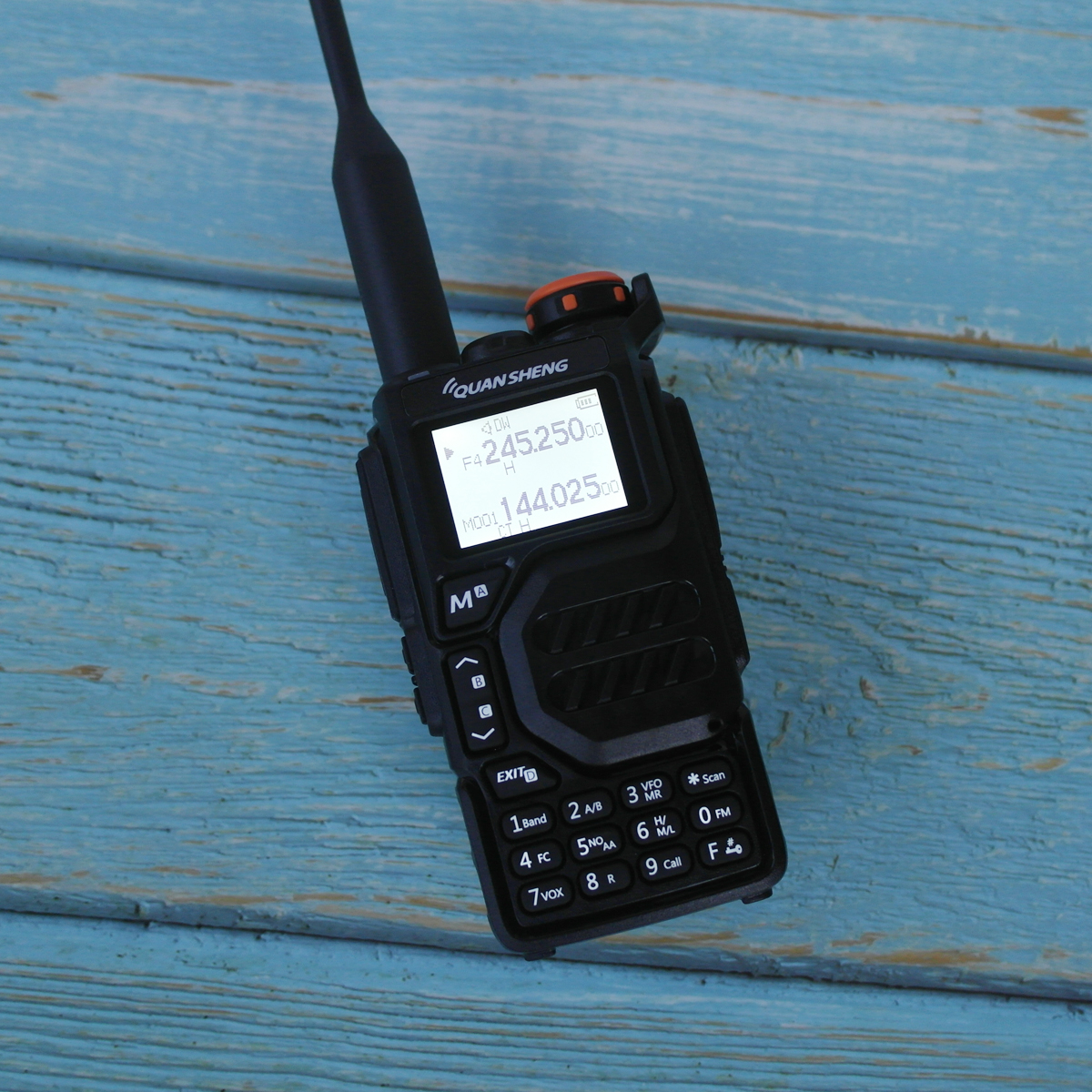 Quansheng Walkie Talkie UV-K5 Lange afstand Air Dual-Band 2-weg radio 5W Hoog vermogen 1600mAh Draagbare 200-kanaals gratis TPYE-C-kabel