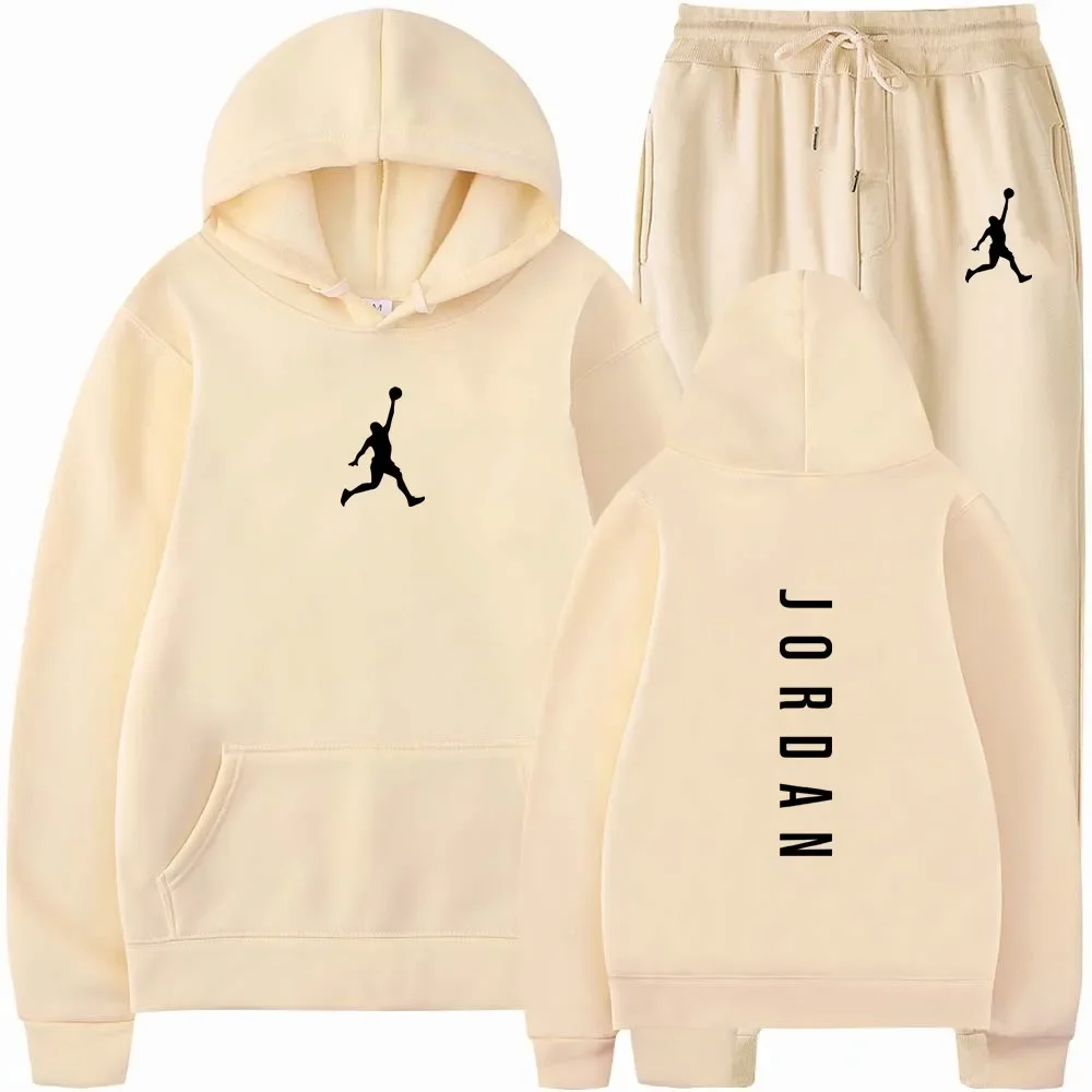 Moda masculina moletom com capuz para homem terno masculino outono 2025 feminino homem define agasalho feminino moletom com capuz + moletom