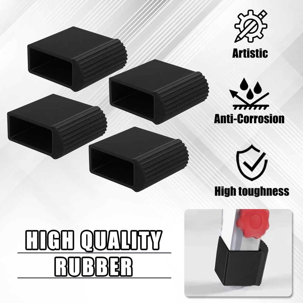 4/8PCS 50x22mm Dirigent Voeten Voor Traverse Outdoor Schoen Vervanging Schoen Onderdeel Rubberen Voeten