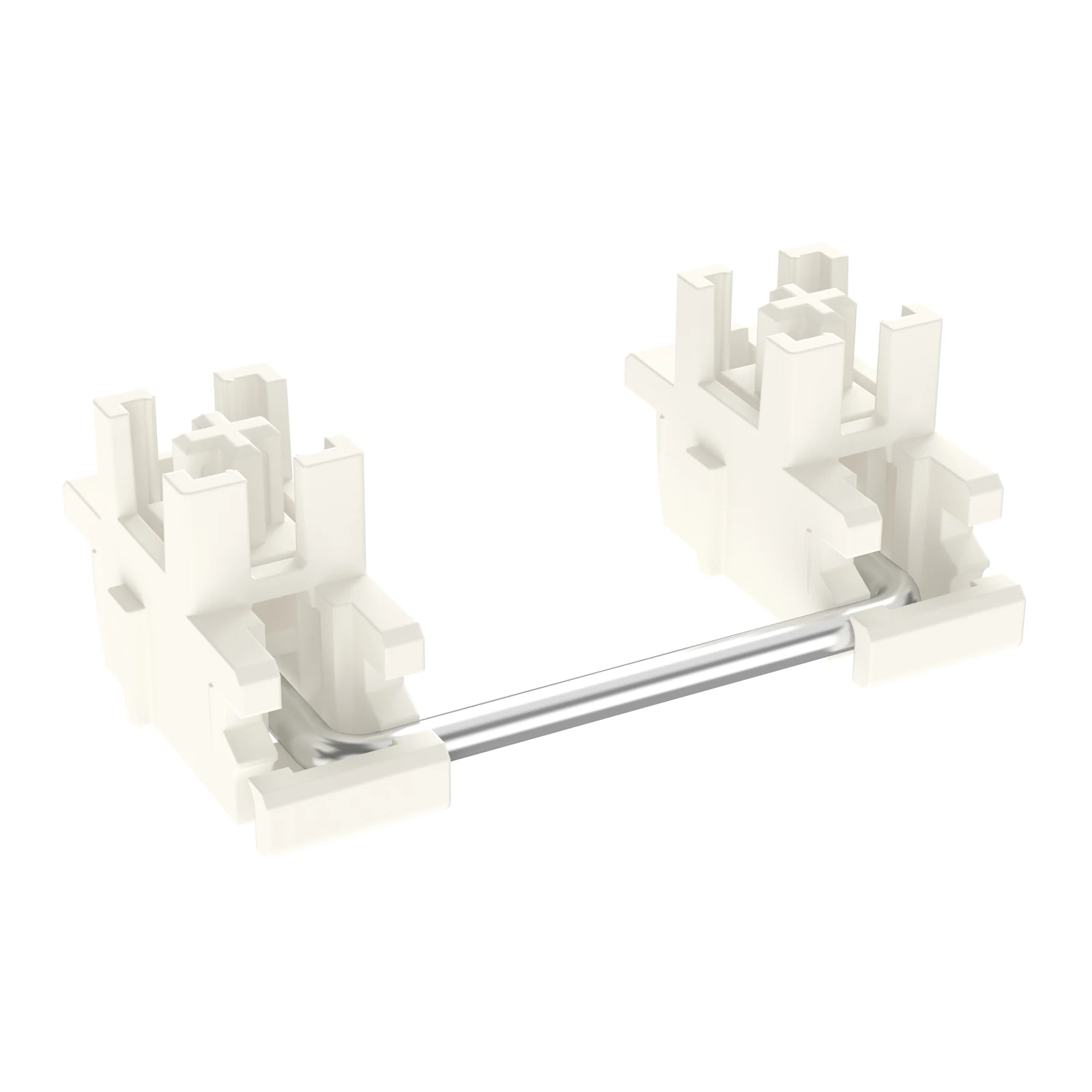DUROCK Plate Mount Stabilizer V3, Innovative Pre-clipped Stem for Minimum Wire Wobble 2U 6.25U 7U Plate Keyboard Stabilizers V3