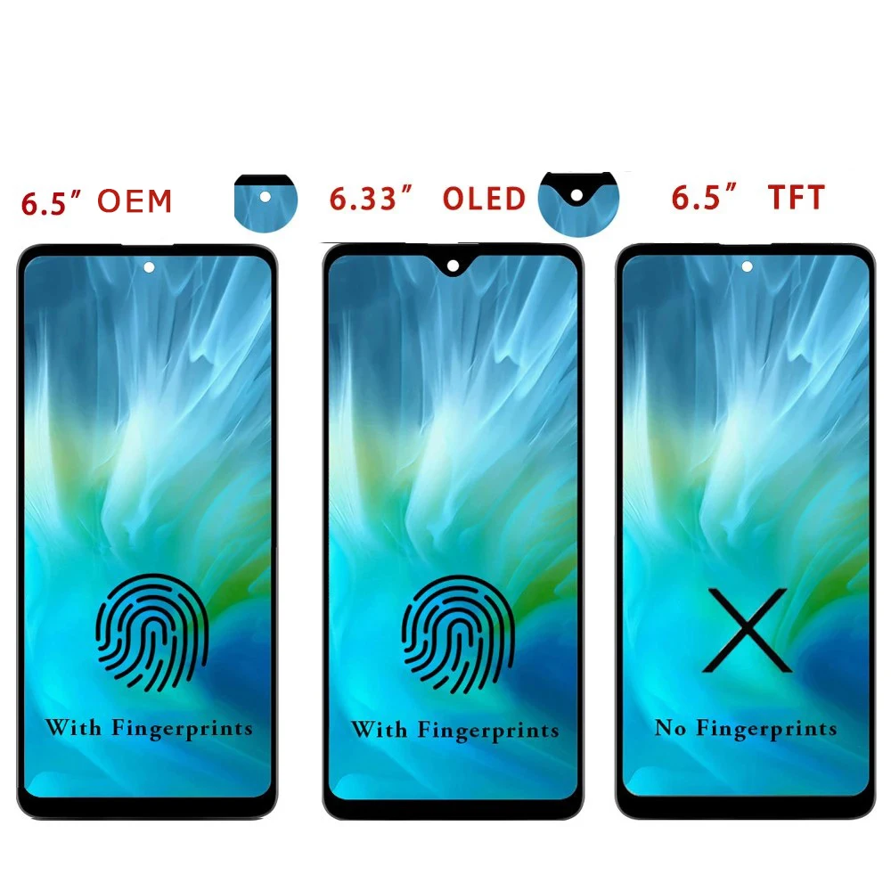 Super AMOLED LCD para Samsung A51 MONTAJE DE digitalizador con pantalla táctil pantalla probada para Samsung A51 LCD con marco SM-A515 A515F