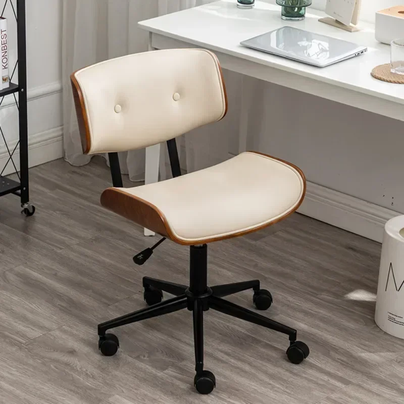 หรูหราเก้าอี้คอมพิวเตอร์ไม้Study Seat Home Gamerเก้าอี้Sedentary Liftหมุนเก้าอี้สํานักงานErgonomicเฟอร์นิเจอร์สํานักงาน