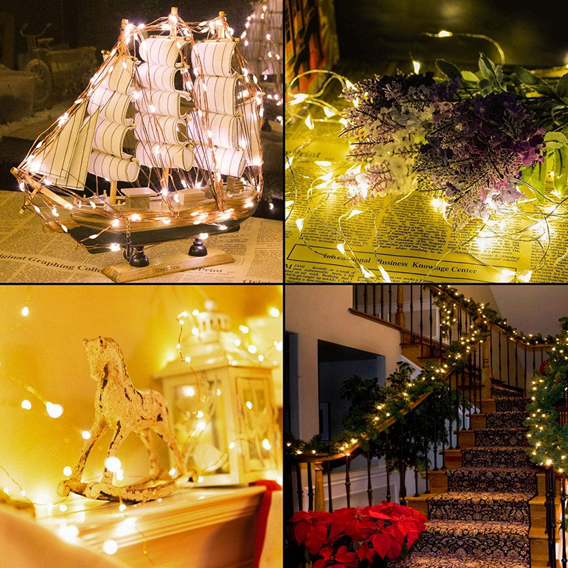 LED Fee Lichterketten USB Kupferdraht Firefly Girlande Licht für Zuhause Schlafzimmer Geburtstagsgeschenk Hochzeit Party Urlaub Dekoration