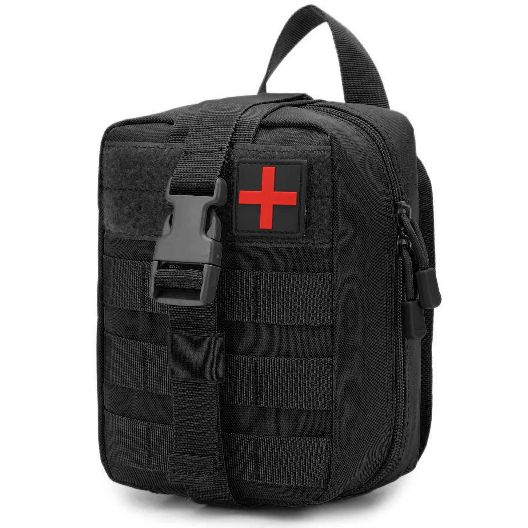 การล่าสัตว์ MOLLE POUCH EDC กระเป๋าเครื่องมือ IFAK เอว Pack Survival Emergency Medical First Aid Kit กลางแจ้ง Camping Hiking อุปกรณ์เสริม