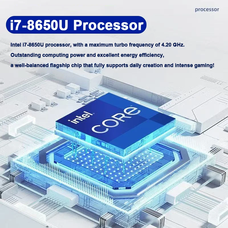 HOT 15.6" Laptop Intel Core i7 8650U 32GB 2TB 1920*1080 HD Windows 11 Gaming Computer PC Gamer office Ultra Slim Notebook