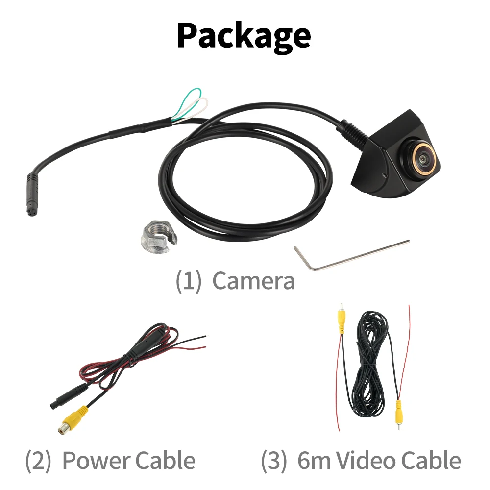Câmera de visão traseira do carro grande angular estacionamento reverso à prova dwaterproof água ccd monitor backup automático universal para bmw nova hd visão noturna