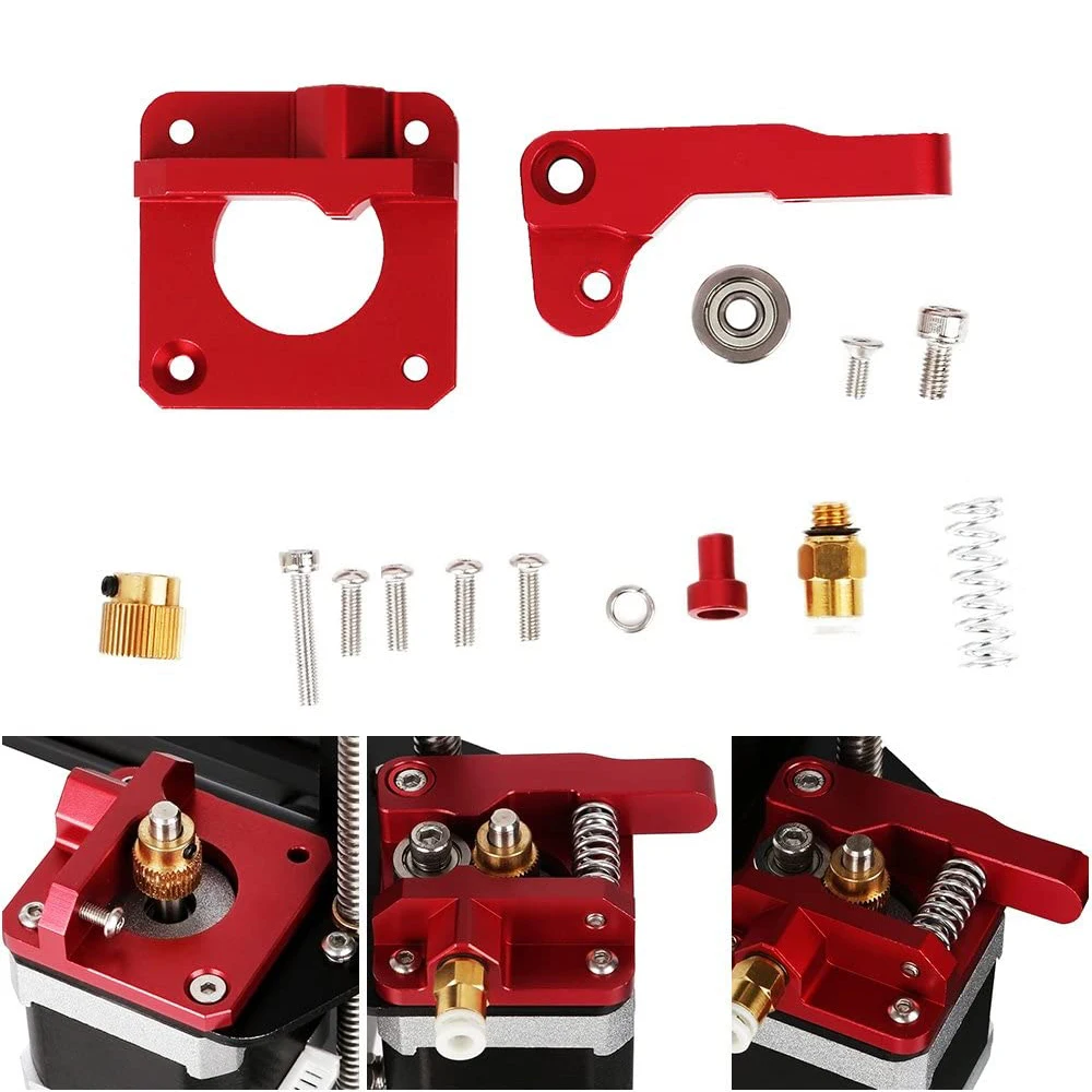 โลหะทั้งหมดอลูมิเนียมไดรฟ์ Feeder Bowden Extruders อัพเกรดชุดอุปกรณ์เสริมสําหรับ Ender 3/Max/Pro/V2 Ender-5 CR-10 Series 3D เครื่องพิมพ์