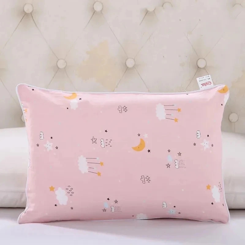 Cute Printed Kindergarten Baby Nap federa studente in cotone con cerniera federa Boy Girl Universal Pillow Core Cover protettiva